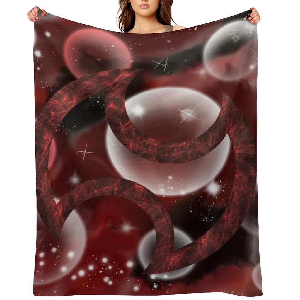 Warrior Galaxy Throw Blanket Blankets For Sofas Luxury Throw Soft Furry Blankets