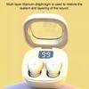 2023 Невидимая мини-беспроводная гарнитура с шумоподавлением, Hi-Fi звук, светодиодный дисплей, компактные Bluetooth-совместимые наушники 5.3