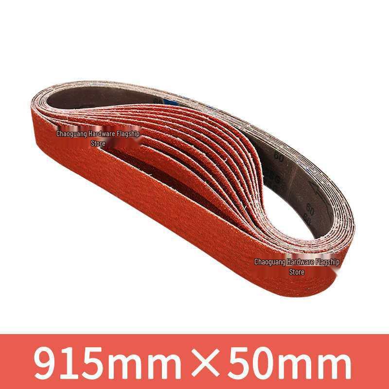 915×50 Water-Cooled Ceramic Sanding Belt for Stainless Steel and Carbide Polishing, Grinding, and Drawing - 915×100