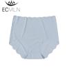 Women's Plus Size Ice Silk Seamless Briefs Underwear High Waist Panties for Women