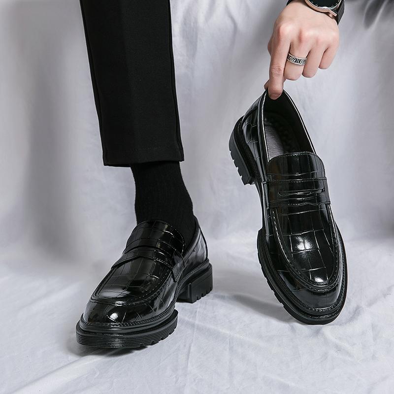 Модные туфли-лоферы, мужская официальная обувь, новые роскошные брендовые кожаные рабочие туфли-лоферы, повседневные деловые туфли-дерби, туфли-оксфорды, свадебная обувь