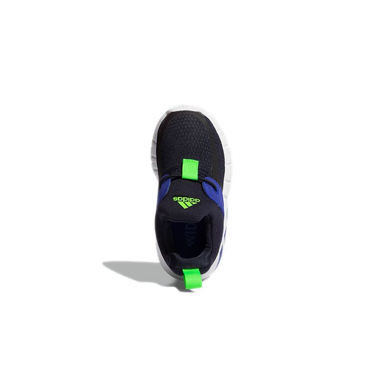 adidas Детские кроссовки RapidaZen I Wide Legend Ink Bold Blue, сигнально-зеленый GX7599