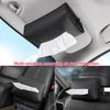 For Car Tissue Box Armrest Box Tissue Bag Car Seat Back Hanging Sun Visor Tissue Bag Storage Car Accessories