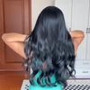 Женский искусственный парик, 66 см, черный парик, длинный волнистый парик, полное покрытие головы, розовая сетка для волос, головные уборы, украшение для красоты, парик