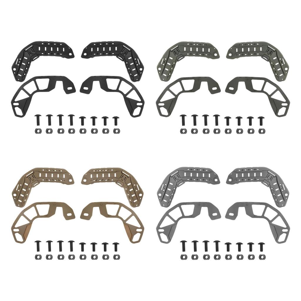 Helmet Rails Helmet with Mounting Screws Mount for Integrate Necessary