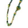 Les Trésors De Lily [D1046] - 'Creative Idea' Designer Necklace Yellow / Blue / Green
