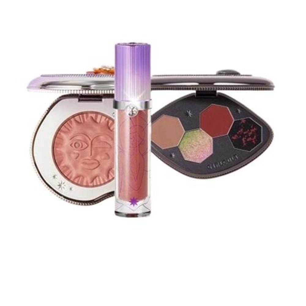 Girl Cult Eye Makeup GIRLCULT Shimmer Makeup Set Powder Blusher Lip Cream Matte Lipstick Glitter Shadow Mystery Box, 1 шт., 1 шт.) Набор из 3 шт. С