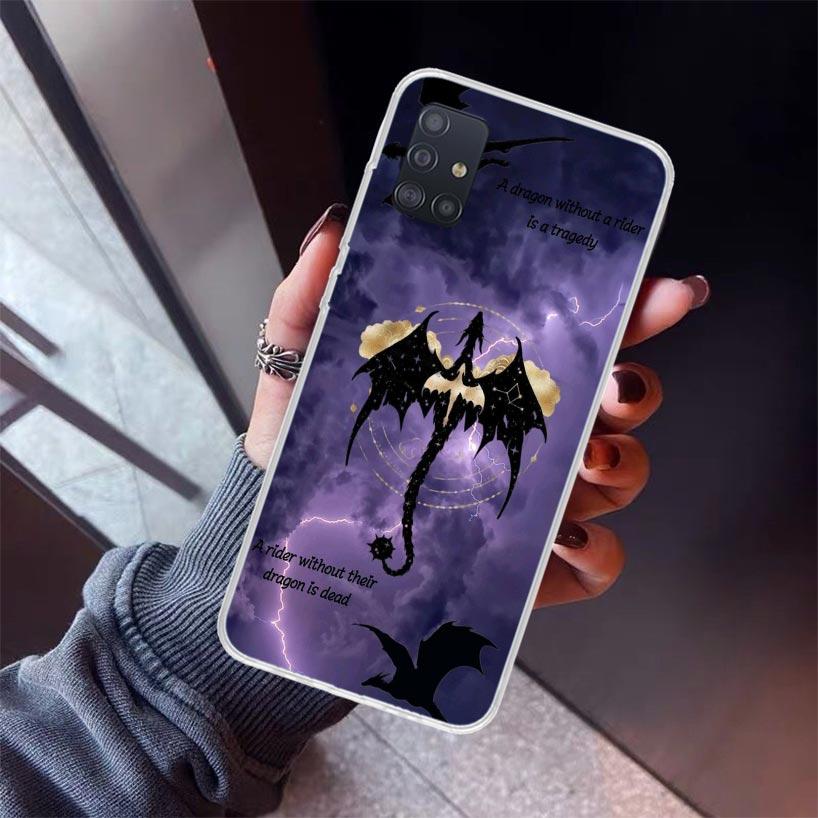 F-Fourth W-Wing Dragon Phone Case For Samsung Galaxy A12 A52S A42 A32 A22 A51 A50 Note 20 Ultra 10 S10 Plus A71 A70 A31 A30 A10S