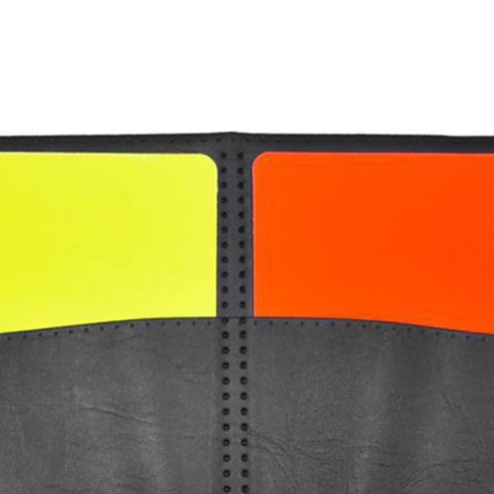 Карточки футбольных рефери Футбольные красные карточки Желтые карточки Насыщенные цвета Карты профессиональных рефери Предупреждающие карточки для футбольных рефери