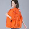 Summer Women Sun Protection  Jacket  Fashion  Middle-Aged Mother Casual Loose Hooded Thin Windbreaker  Jacket