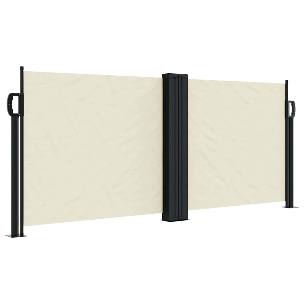 Retractable Side Awning Cream 100 x 600 cm