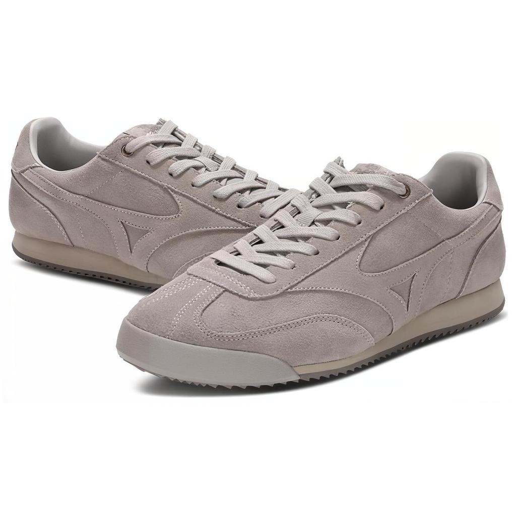 Mizuno LG 60S Ретро Тренд Удобные Универсальные Амортизирующие Кроссовки с Низким Верхом Унисекс Кроссовки Грязно-Коричневый D1GH231104