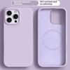 For iPhone 16 Pro Case Compatible with MagSafe Liquid Silicone+PC Phone Cover