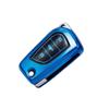 Soft TPU Car Key Case Full Cover For Toyota Highlander RAV4 Izoa CHR Levin Camry Corolla Reiz 3 Button Fold Key Protection Shell