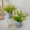 Искусственный цветок в горшке Весенние искусственные полевые цветы в вазе Маленький реалистичный искусственный цветок Декор