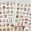 Водонепроницаемые 5D тисненые наклейки для ногтей Hello Kitty и детский стакан для воды