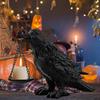 Crow Candle Holder Gothic Raven Tealight Candle Holder Halloween Crow