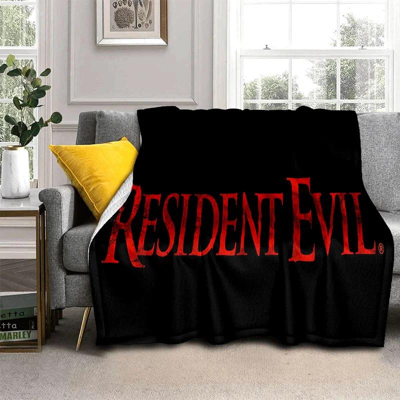 3D R-Resident Evil Gamer Games Одеяло, мягкое одеяло для дома, спальни, кровати, дивана, пикника, путешествия, офиса, отдыха, одеяло, детское одеяло
