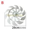 L8RE 10/12 дюймов Пластиковый вентилятор Универсальный бытовой напольный вентилятор Настольный сменный элемент для электрического вентилятора Общий вентилятор