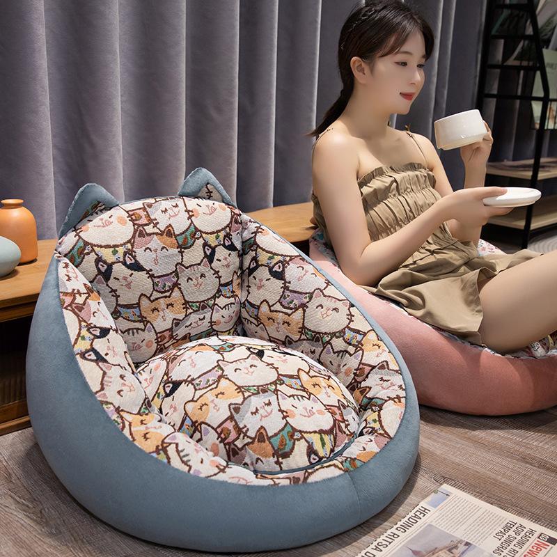 Cushion Back Seat Cushion Thickened Futon Sofa Cushion Bedroom Carpet Chair