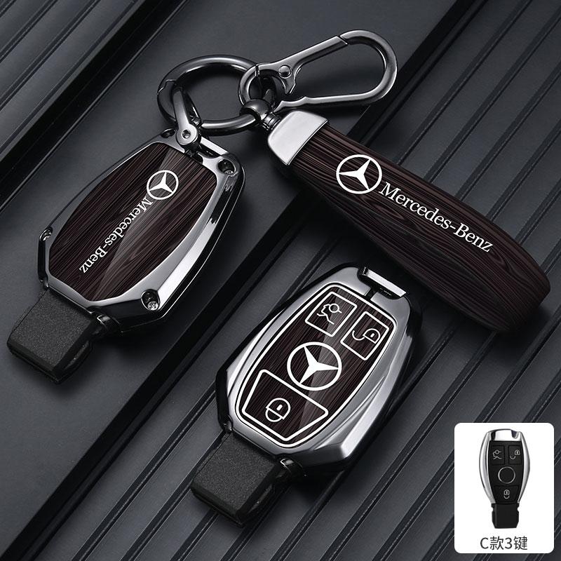 Чехол-оболочка из цинкового сплава для корпуса брелока автомобиля Mercedes Benz A B C E Class GLS GLA GLK GLC CLS CLA AMG W204 W205 W212 W463 W176 BF1