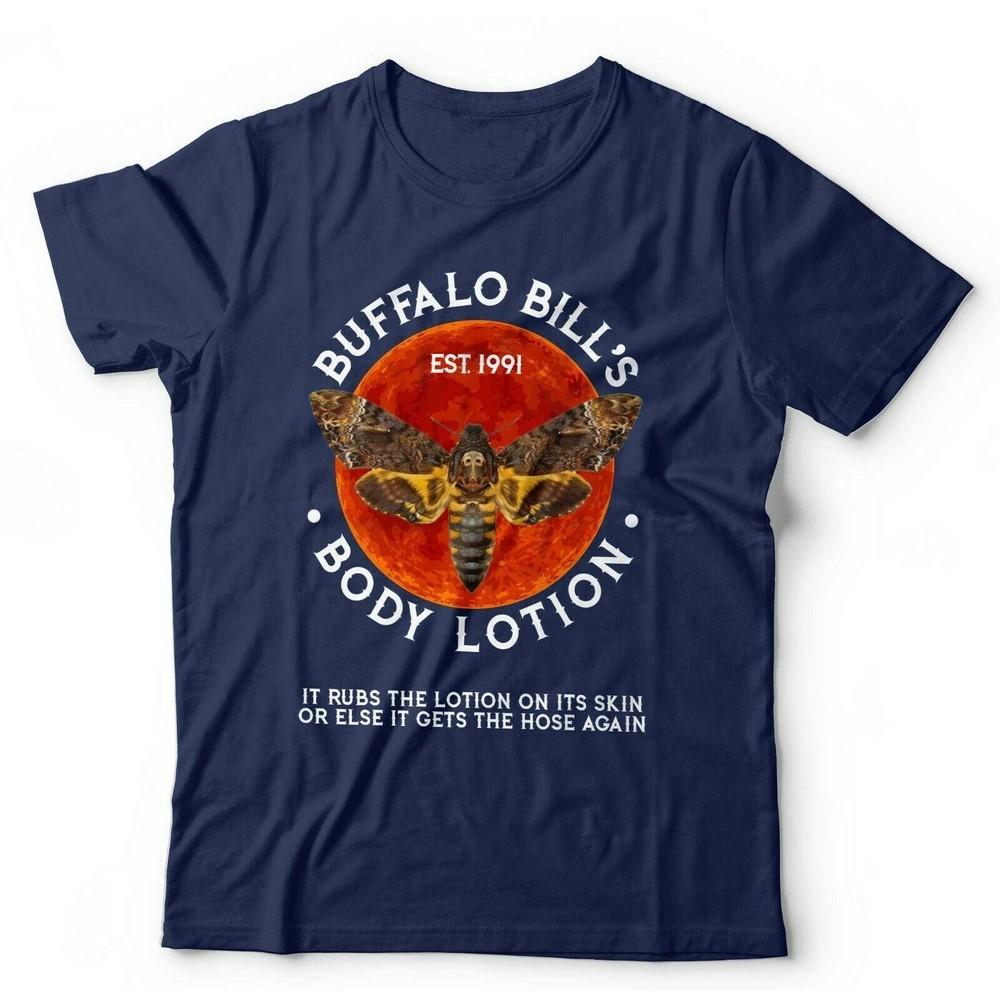 Buffalo Body Lotion Tshirt Unisex Silence Horror Lambs Hannibal
