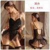 Women's Sheer Mesh Underwire Push Up Deep V Bodysuit Costume Lingerie Set