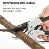 8 Inch Garden Pruning Shears Titanium Steel Blade Hand Pruner Ergonomic Non Slip Labor Saving Fruit Tree Branch Cutter Scissors