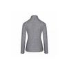 Bermudagrass Two Way Ribbed Zip Cardigan Melange Grey