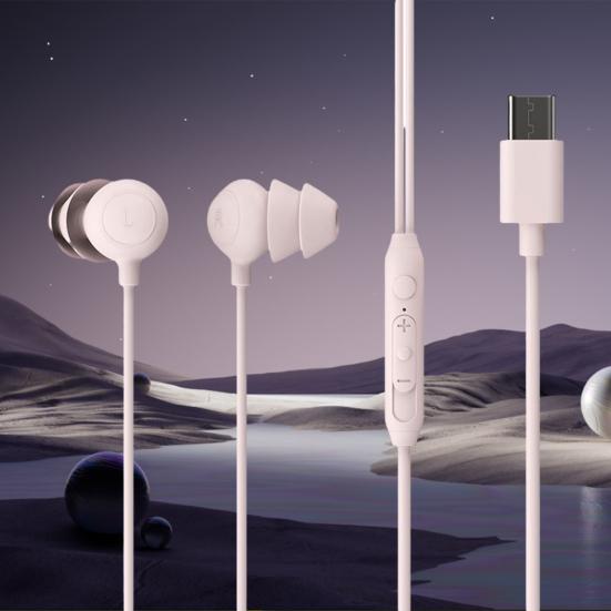 Проводные наушники Удобная изоляция Звук Hi-Fi Внутриканальные Шумоподавление Тяжелый бас Чувствительный динамик Type-C