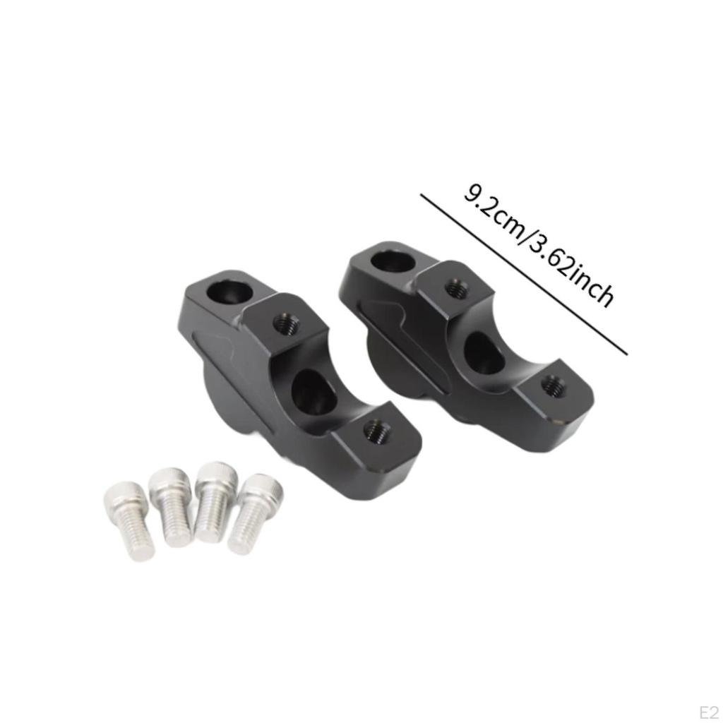 Motorcycle Handlebar Riser Heightening Stable Component Handle Bar Clamp Repair for