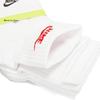 NIKE NIKE Men's And Women's Socks, Sweat-Wicking Breathable Sports Socks, Short Socks Three-Pair Pack DX5074-101 White M