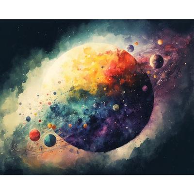 Картина по номерам Планеты 40 x 50 см