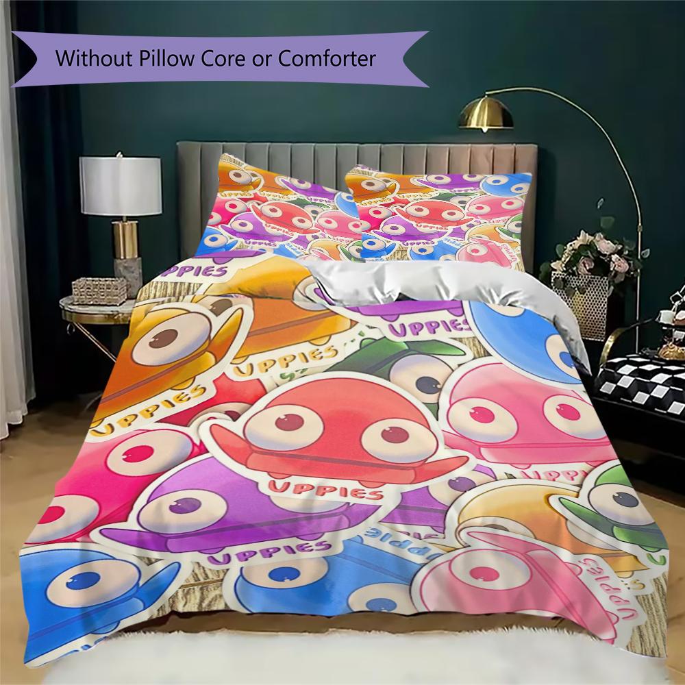 REPO Pattern Bedding uilt Set uilt Cover Pillowcase Home Decoration Birthday Gift (1 * duvet cover + 2 * pillowcase without core)132
