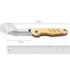 EDC Mini Folding Knife Brass Portable Keychain Open Box Disassembly Express Knife Outdoor Portable Sharp Fruit Knife