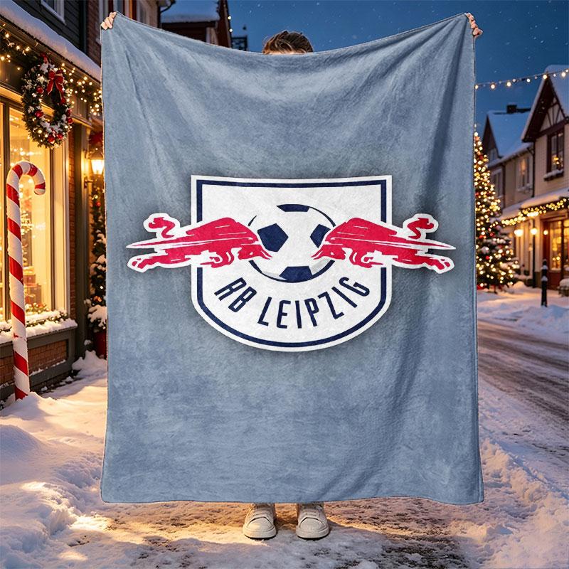 RB Leipzig Pattern Blanket for Home Decoration, Bed, Sofa, Car Travel, Camping, Suitable for All Seasons, Birthday Christmas Gift