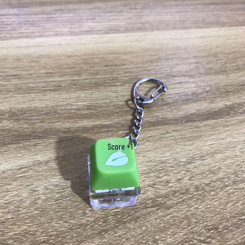 Светящийся деревянный колпачок для клавиши в виде рыбки, брелок для клавиатуры с функцией накопления заслуг и декомпрессии