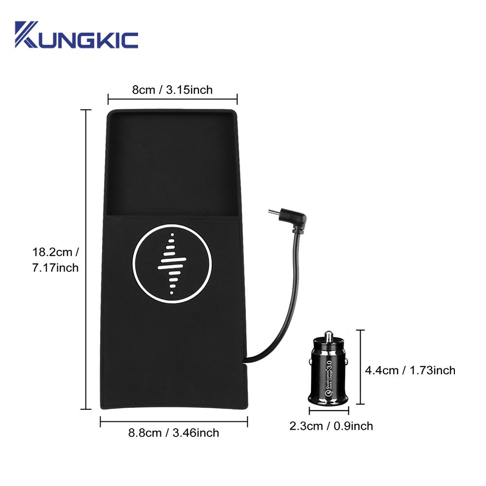 For Jetour X70 Plus 24-25 Wireless Charging Pad Auto Interior Accessories Car Phone Non-slip Charger Mat Silicone Protective Pad