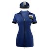 Halloween Policewoman Uniform Seduction Zip Police Costume Orgy Party Costume Game Uniform Female