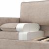 Sofa Set 2 pcs Beige Polyester