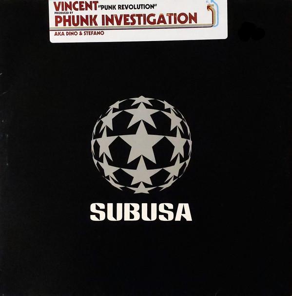 12-дюймовая пластинка VINCENT - Punk Revolution SSA08 Subusa 2004 US Dance & Electronica Б/у