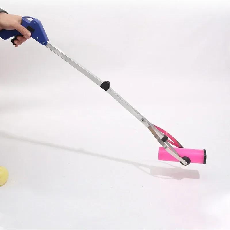 Reaching Pick Up Tool Clamp Trash Grabber Aluminum Alloy Home Portable Foldable Reaching Stick Long Arm Practical