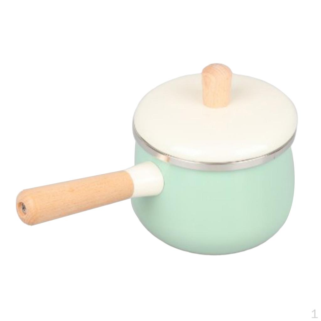 Эмалированная кастрюля и кастрюля с крышкой, кухонная посуда