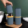 Fashion Toothbrush and Toothpaste Travel Case Portable Toothbrush Storage Box To Travel Family Camping School