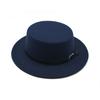New Felt Hat Men Fedora Hats with Belt Women Vintage Trilby Caps Wool Fedora Warm Jazz Hat Chapeau Femme Feutre Panaman Hat