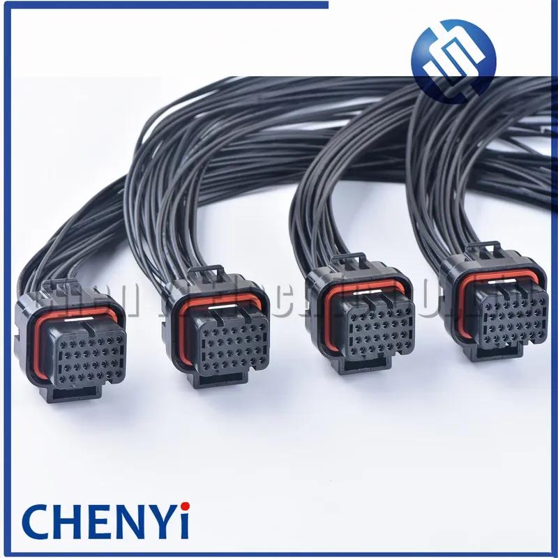 26 Pin Auto ECU Computer Connector Oil Gas Electrical Plug 3-1437290-7 3-1437290-8 1473416-1 1473416-2 With 30cm or 200cm Wires