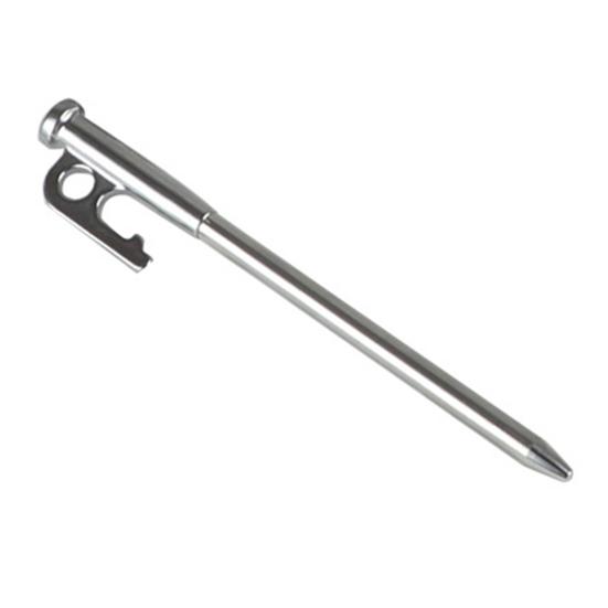 20/25/30/35/40СМ Колышек для палатки из нержавеющей стали Сверхпрочный Для активного отдыха, пешего туризма, кемпинга, палатки, тента, навеса Ветрозащитный Земляной шип Гвоздь Металлический колышек для палатки