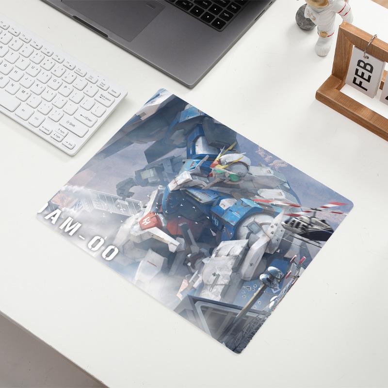 Gundam Anime Mouse Pad: Small Desk Mat with Precision-Locked Edges