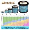 HERCULES PE X8 Fishing Braided Fishing 15 Strong and High High No for Camouflage Blue 500m Line, 8-Strand Line, Colors, Durable, Long-Distance