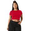 Bella + Canvas Womens/Ladies Baby Micro-Rib Crop Top